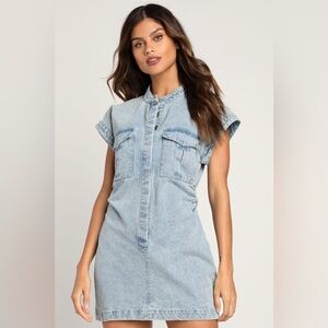 Lulus mini Jean dress